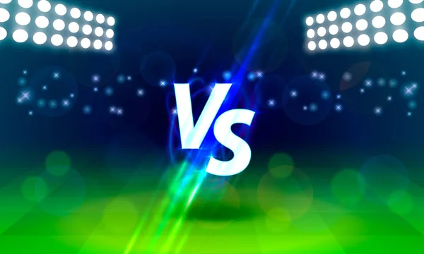 Versus game cover, banner sport vs, team concept. — Stock Vector