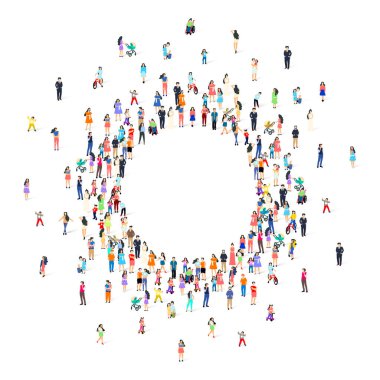 Bir grup insan aileleriyle yürüyüp rahatlıyor, mutlu insanlar çerçeveleniyor..