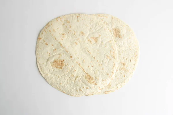 Mexican Wheat Flour Tortillas Make Tacos — Stock Photo, Image