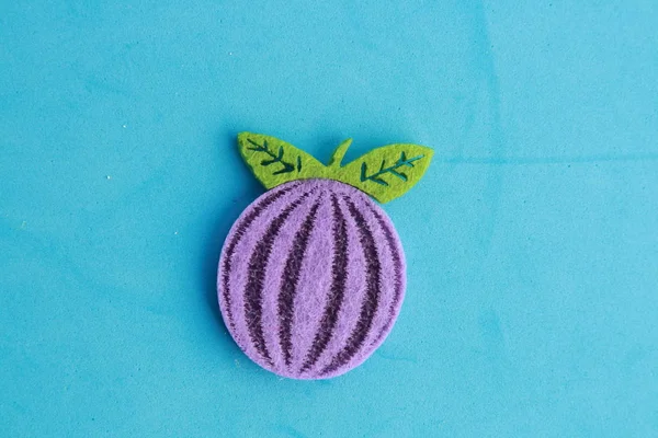 fabric craft with fruit shape