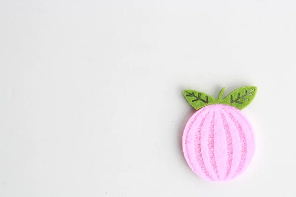 Artesanía Tela Con Forma Fruta — Foto de Stock