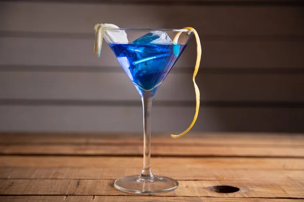 Cocktail Laguna Blu Vetro — Foto Stock