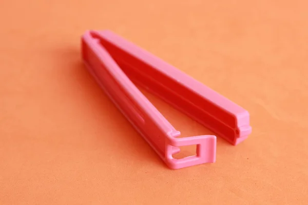 Clip Plástico Para Sacos Alimentos — Fotografia de Stock