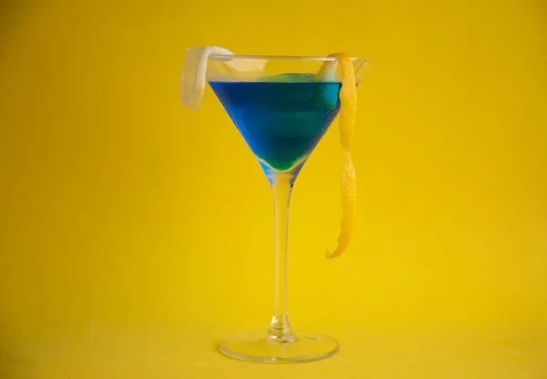 Cocktail Laguna Blu Vetro — Foto Stock