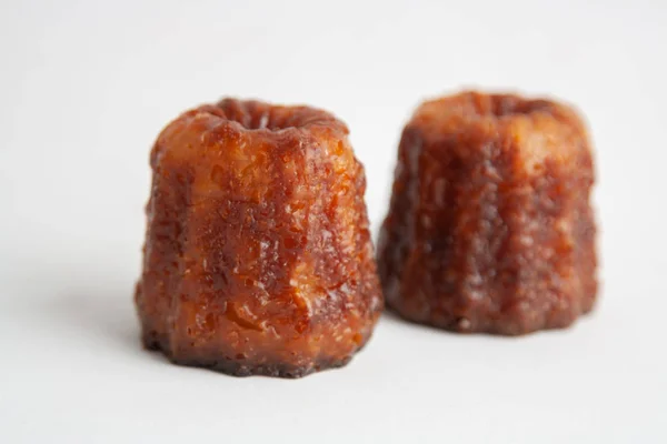 French Pastry Caneles Bordeaux Rum Vanilla Flavor Thick Caramelize — Stock Photo, Image