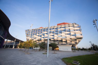 Zaragoza, İspanya 23 Ocak 2019: Pavilion