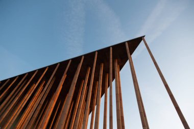 Zaragoza, İspanya 23 Ocak 2019: 2008 Zaragoza Fuarı 'nda İspanya pavyonu