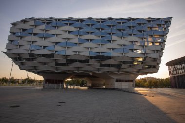 Zaragoza, İspanya 23 Ocak 2019: Pavilion