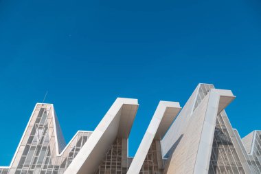 Zaragoza, İspanya 23 Ocak 2019: Zaragoza Kongre Salonu