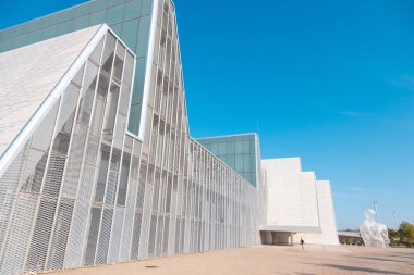 Zaragoza, İspanya 23 Ocak 2019: Zaragoza Kongre Salonu