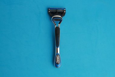 Saragossa İspanya. 13 Haziran 2019, Gillette marka jilet.