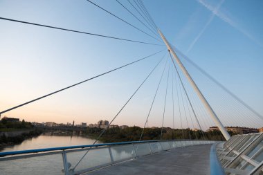 Zaragoza, İspanya 23 Ocak 2019: Zaragoza İspanya 'da gönüllü yürüyüş