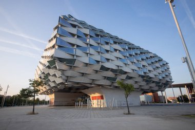 Zaragoza, İspanya 23 Ocak 2019: Pavilion