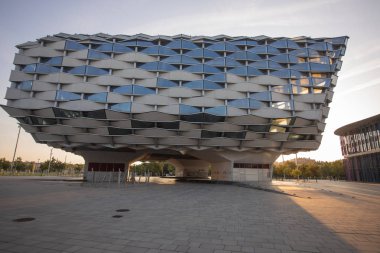 Zaragoza, İspanya 23 Ocak 2019: Pavilion