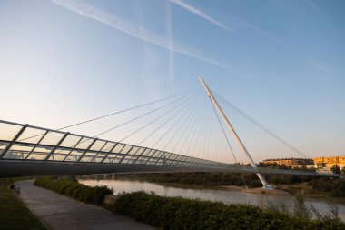 Zaragoza, İspanya 23 Ocak 2019: Zaragoza İspanya 'da gönüllü yürüyüş