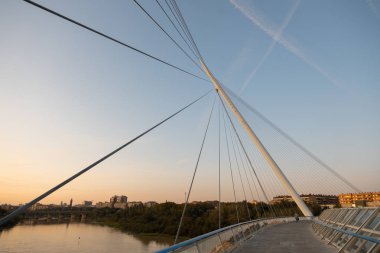 Zaragoza, İspanya 23 Ocak 2019: Zaragoza İspanya 'da gönüllü yürüyüş