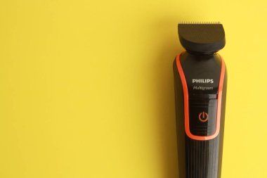 Saragossa İspanya. 18 Eylül 2018, Erkekler için makina makasları, Philips markası