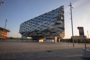 Zaragoza, İspanya 23 Ocak 2019: Pavilion