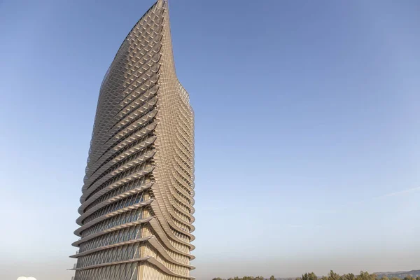 Zaragoza Spagna Gennaio 2019 Edificio Della Torre Dell Acqua Nella — Foto Stock