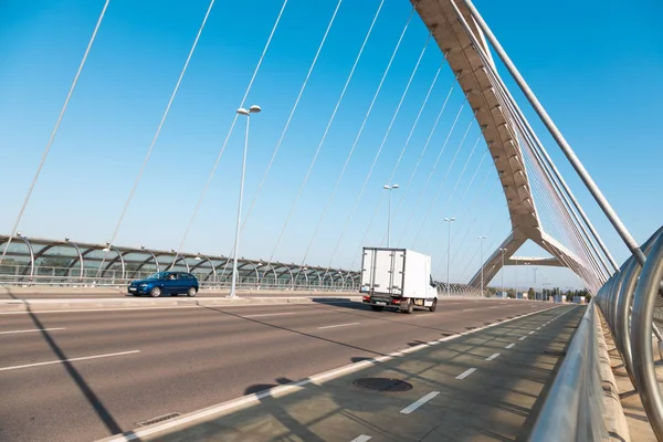 Zaragoza Spanien August 2019 Brücke Des Dritten Jahrtausends Zaragoza — Stockfoto