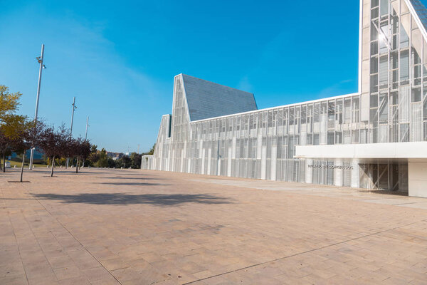 ZARAGOZA, SPAIN January 23, 2019: Zaragoza congress hall