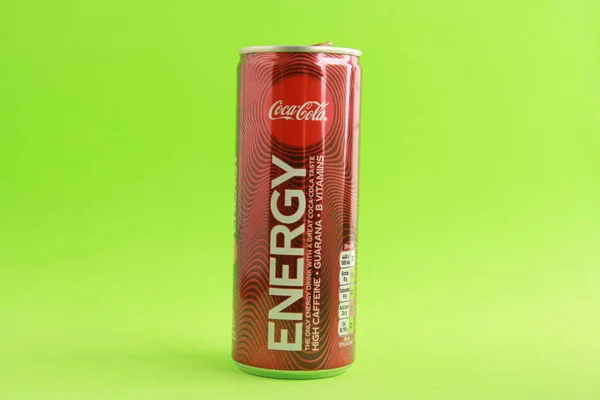 Zaragoza España Septiembre 2018 Olla Bebida Energética Coca Cola — Foto de Stock