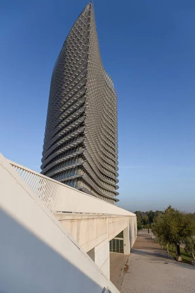 Zaragoza Spagna Gennaio 2019 Edificio Della Torre Dell Acqua Nella — Foto Stock