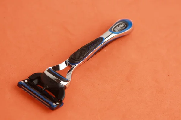 Saragossa İspanya. 13 Haziran 2019, Gillette marka jilet.