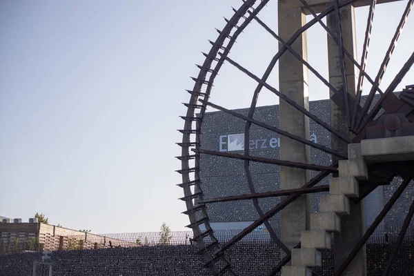 Zaragoza Spain August 2019 Water Park Next Endesa Electricity Company — Stock Photo, Image