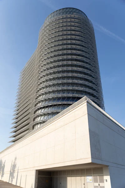 Zaragoza Spagna Gennaio 2019 Edificio Della Torre Dell Acqua Nella — Foto Stock