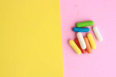 Renkli şeker jöle fasulye gummies meyve aromalı