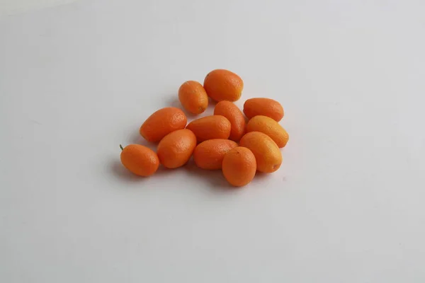 Buah Oranye Kecil Dan Lezat Kumquat — Stok Foto