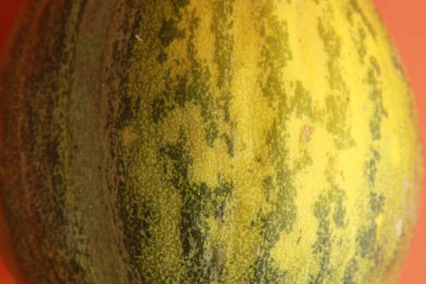 Delicioso Melão Cultivado Espanha Fundo Colorido — Fotografia de Stock