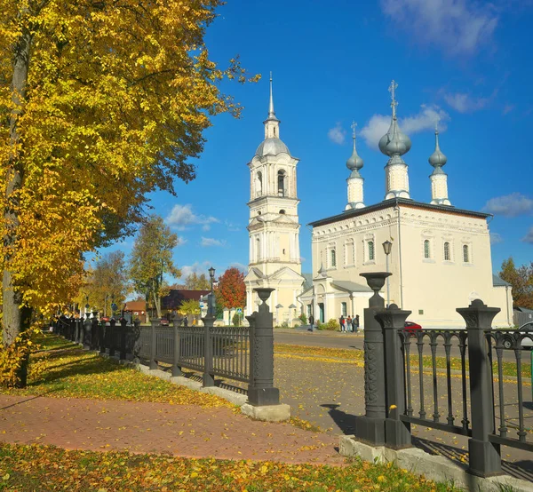 Templo Smolensk Suzdal Anillo Oro Rusia — Foto de Stock