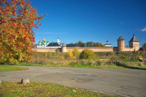 Megváltó Euthymius Kolostor Suzdal Arany Gyűrű Oroszország — Stock Fotó