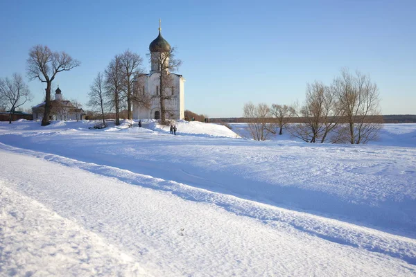 Winterlandschaft in Zentralrussland. Gebiet Wladimir. — Stockfoto