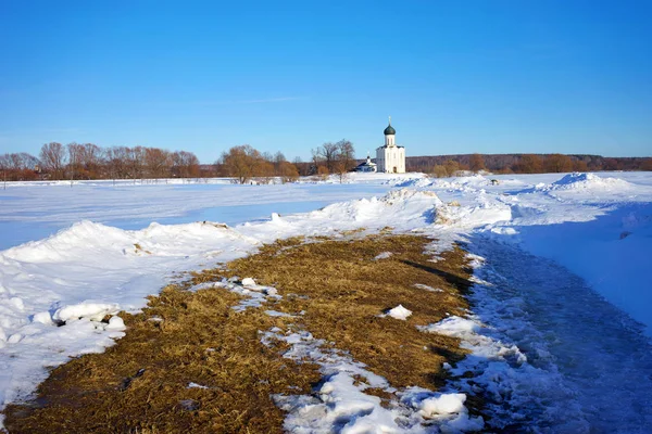 Winterlandschaft in Zentralrussland. Gebiet Wladimir. — Stockfoto