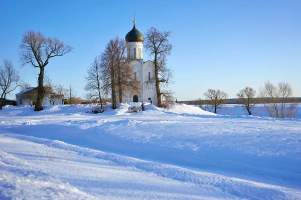 Winterlandschaft in Zentralrussland. Gebiet Wladimir. — Stockfoto