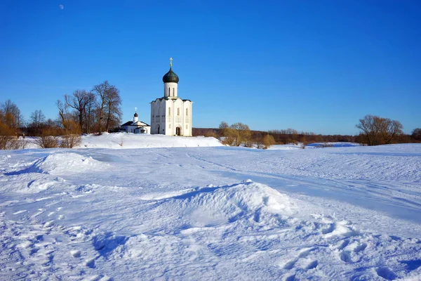 Winterlandschaft in Zentralrussland. Gebiet Wladimir. — Stockfoto