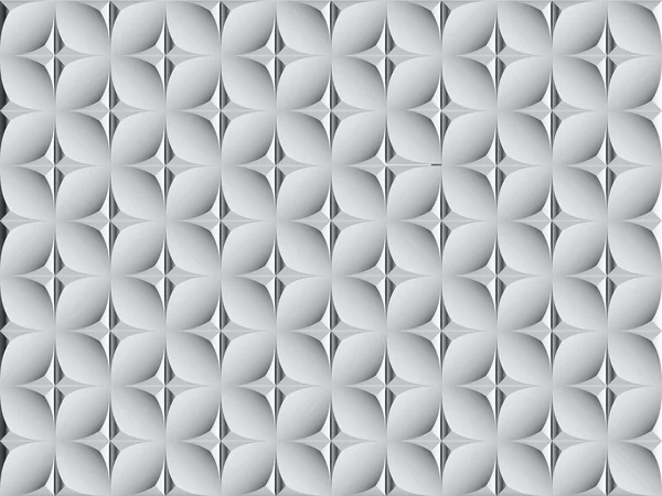 White Geometric Background Textures Tile Pattern Render — Stock Photo, Image