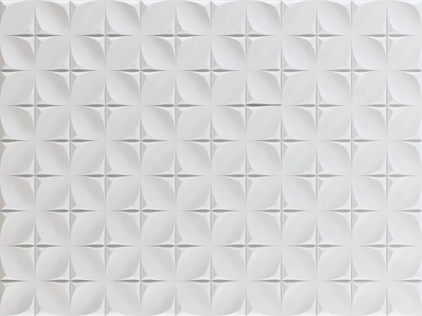 Білі Геометричні Фонові Текстури Плитка Візерунком Візуалізація — стокове фото