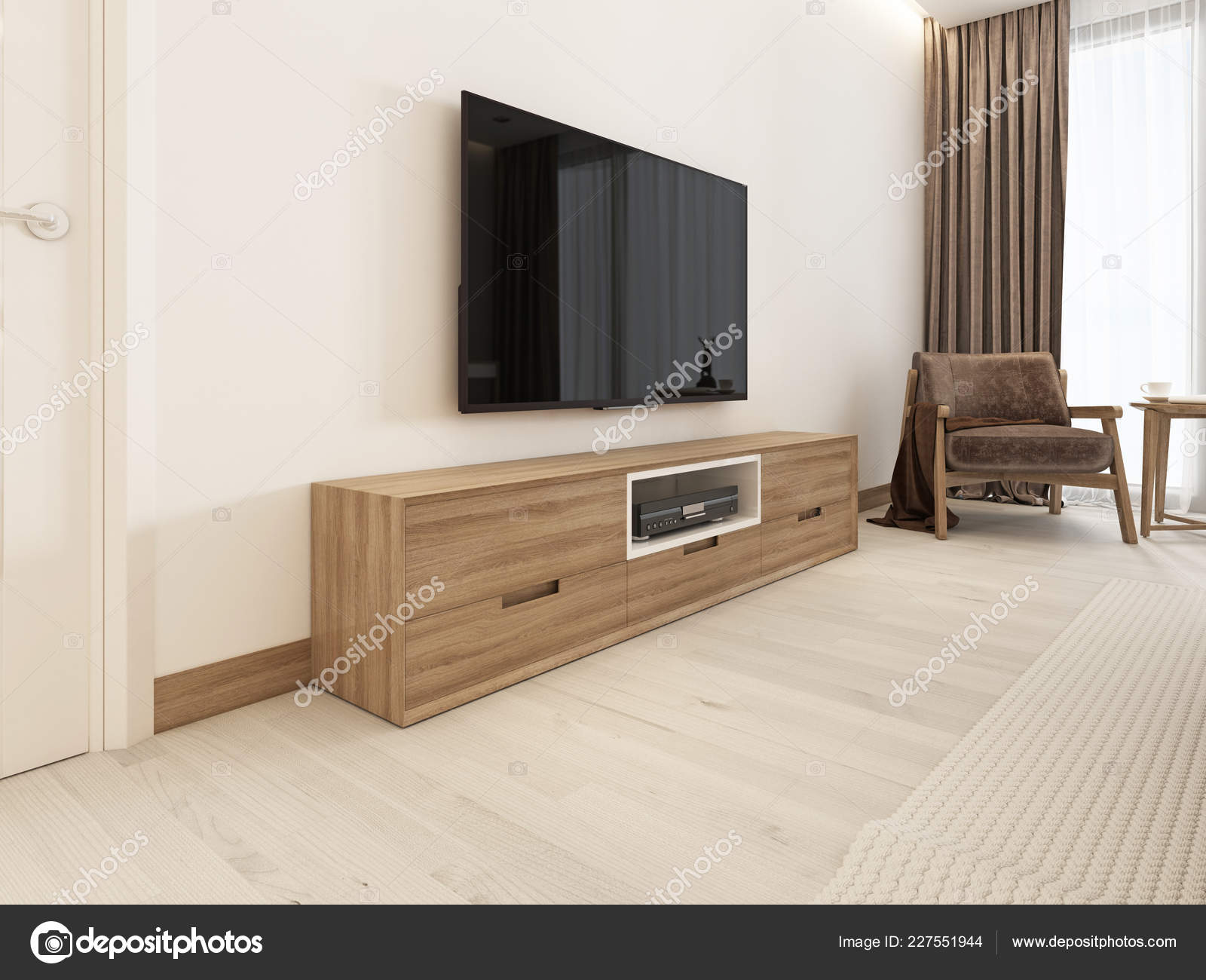 Bedroom Wardrobe With Tv Unit Modern Unit Scandinavian