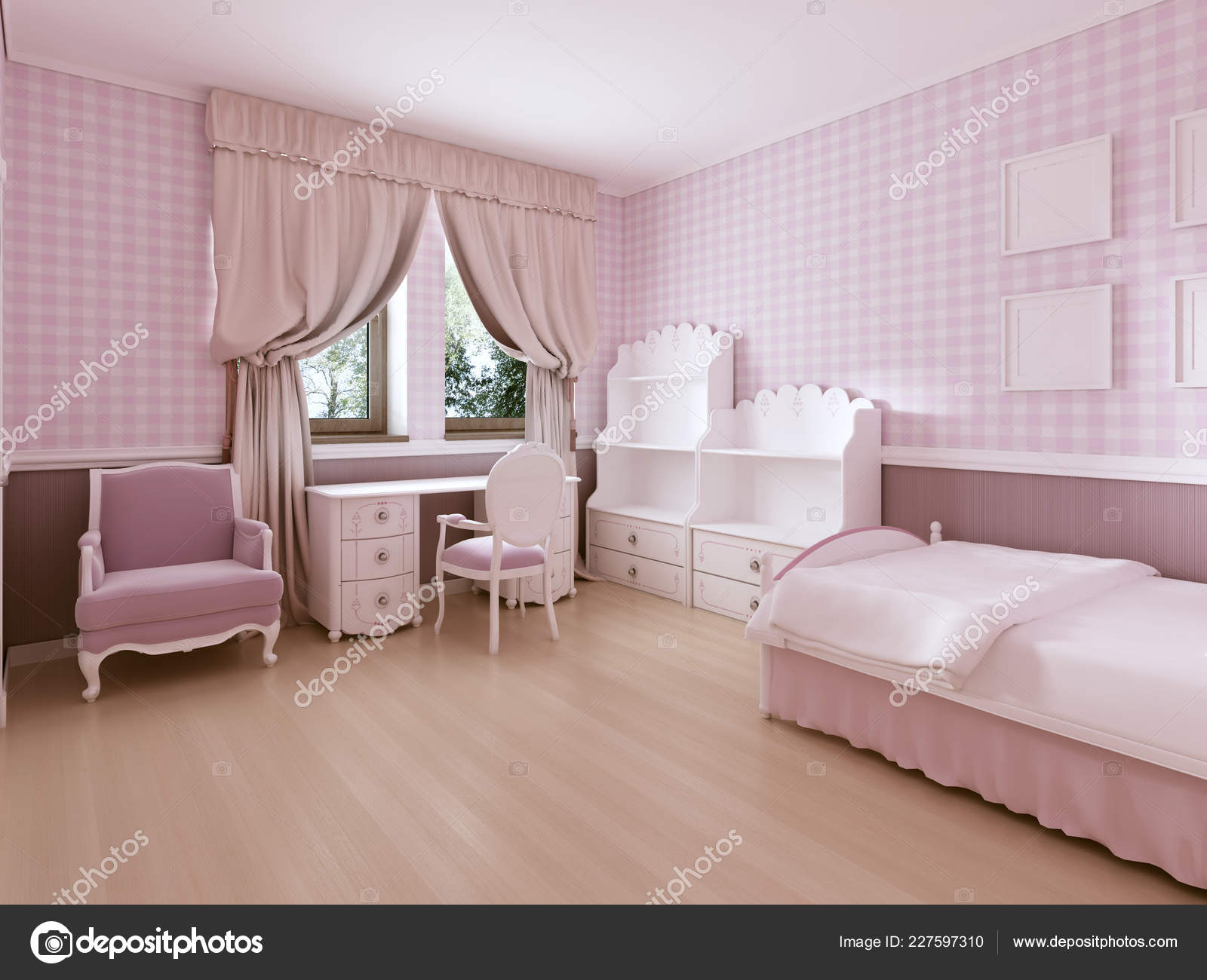girls pink furniture