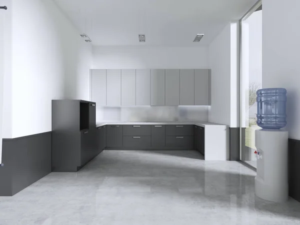 Muebles Cocina Aula Renderizado —  Fotos de Stock