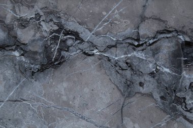 Siyah gri koyu mermer doku arka plan closeup. Doğal taş deseni