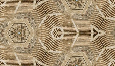 Etnik renkli modern soyut ve yağlı boyayı karalama tekniğiyle kağıda çizmiş. Kusursuz desen fraktür, doku, arkaplan