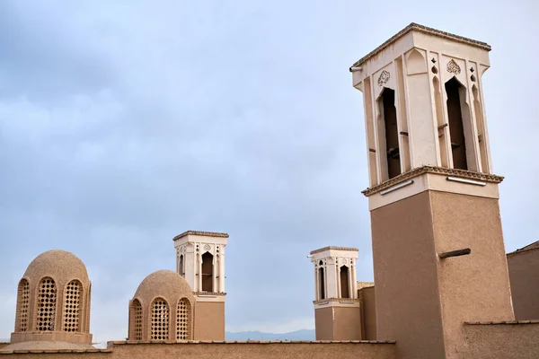 Windchatcher tornyok itt: Kashan, Irán — Stock Fotó