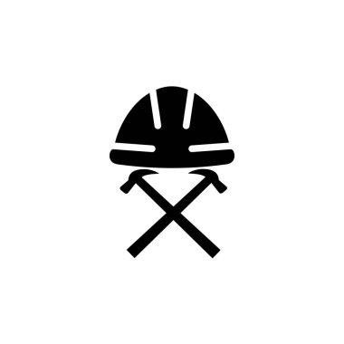 Bina logosu, inşaat sektörü konsepti, inşaat logosu.