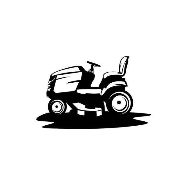 Icône Tracteur Pelouse Illustration Simple Icône Vectorielle Tondeuse Gazon Pour — Image vectorielle