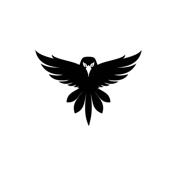 Adler Symbol Illustration Icon Design Auf Weißem Hintergrund — Stockvektor